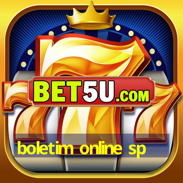 boletim online sp